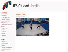 Tablet Screenshot of ciudadjardin.org